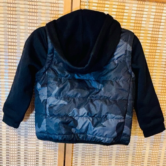 Pacific Trail black camouflage child insulated winter jacket with hoodie sz 3 T - Picture 5 of 6